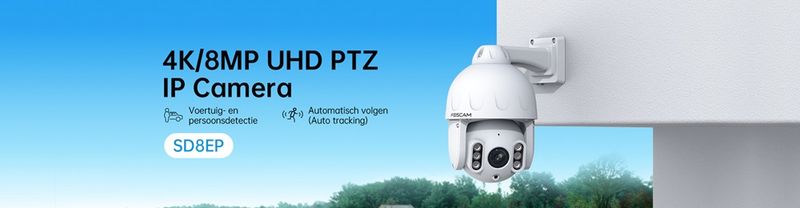 Foscam SD8EP Motorisert utendørs POE overvåkningskamera