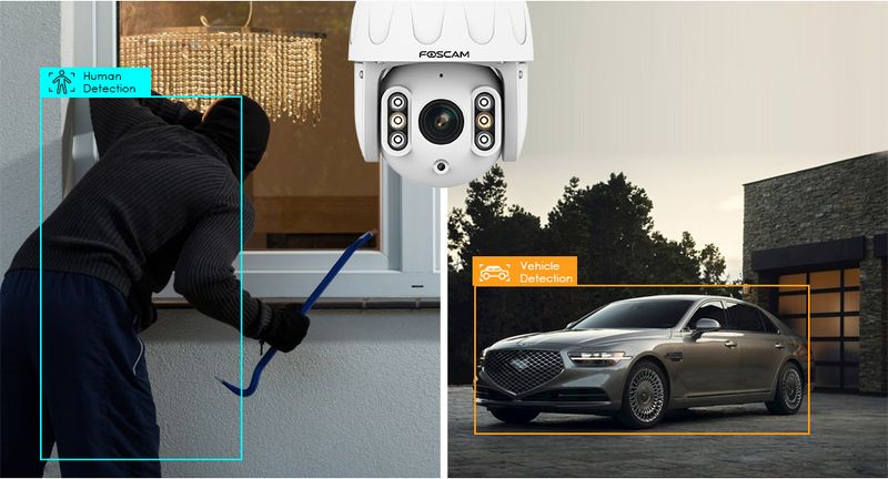 Foscam SD8P Motorisert utendørs overvåkningskamera