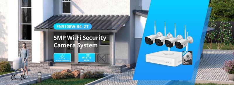 Foscam FN9108W trådløst utendørs overvåkningssystem